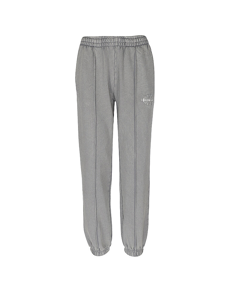 CALVIN KLEIN JEANS Jogginghose - Sweathose  grau | XS